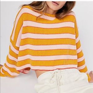 Free people Striped Sweater